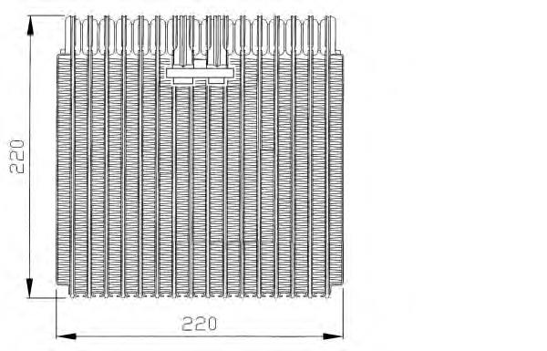 36038 NRF evaporador, aire acondicionado