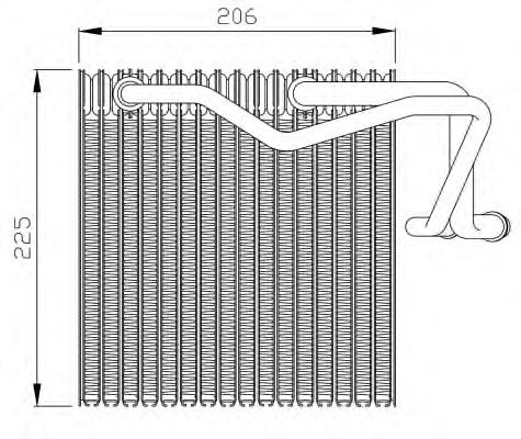 36095 NRF evaporador, aire acondicionado