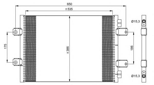 35909 NRF condensador aire acondicionado