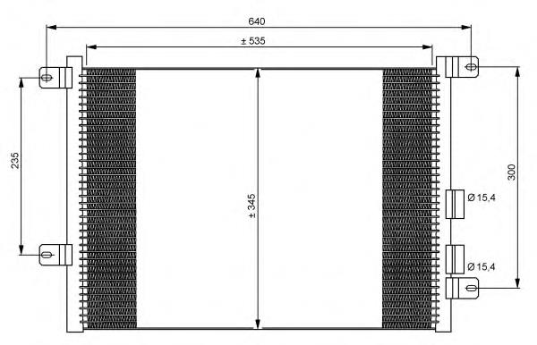 35590 NRF condensador aire acondicionado