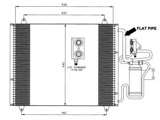 35824 NRF condensador aire acondicionado