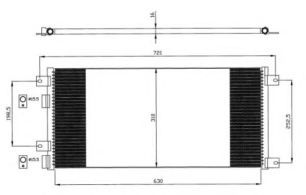 35643 NRF condensador aire acondicionado