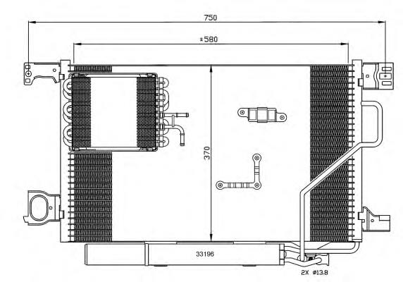 35774 NRF condensador aire acondicionado