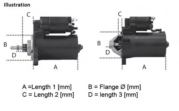 Motor de arranque KR4557284 Fiat/Alfa/Lancia