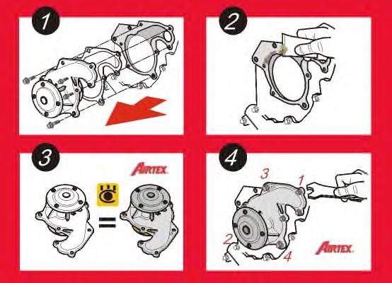 WPK131002 Airtex kit correa de distribución