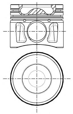 87-427700-30 Nural pistón completo para 1 cilindro, std