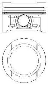 87-105900-00 Nural pistón completo para 1 cilindro, std