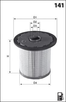 ELG5273 Mecafilter filtro combustible