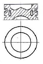 87-432200-00 Nural pistón completo para 1 cilindro, std