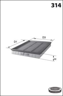 ELP9300 Mecafilter filtro de aire