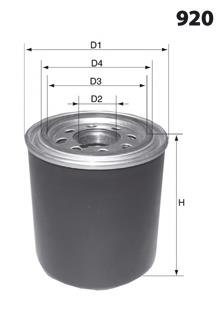 ELD8104 Mecafilter filtro del secador de aire (separador de agua y aceite (CAMIÓN))