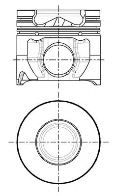 87-148100-10 Nural pistón completo para 1 cilindro, std