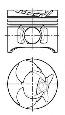 87-743100-40 Nural pistón completo para 1 cilindro, std