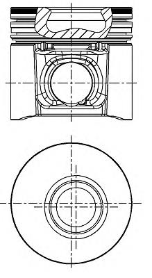 2996138 Iveco pistón completo para 1 cilindro, std