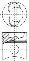 8713650000 Nural pistón completo para 1 cilindro, std