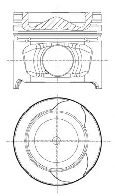 87-123400-30 Nural pistón completo para 1 cilindro, std