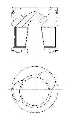8713550000 Nural pistón completo para 1 cilindro, std