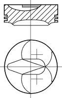 8728710030 Nural pistón completo para 1 cilindro, std