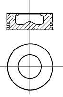 2996848 Iveco pistón completo para 1 cilindro, cota de reparación + 0,60 mm
