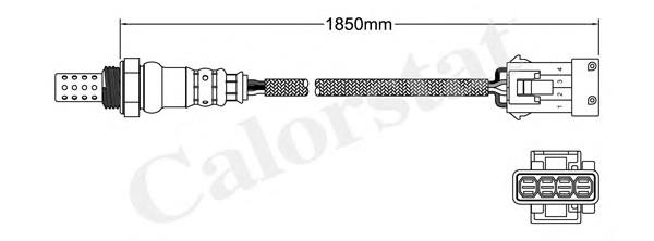 Sonda Lambda Sensor De Oxigeno Post Catalizador LS140608 Vernet