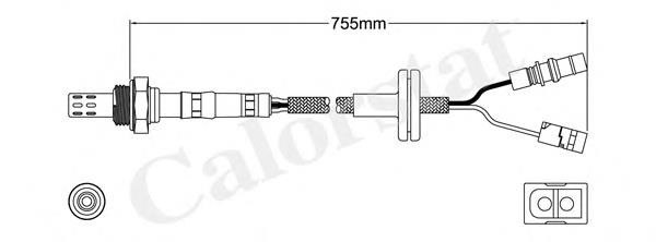 Sonda Lambda Sensor De Oxigeno Para Catalizador A0095428617 Mercedes