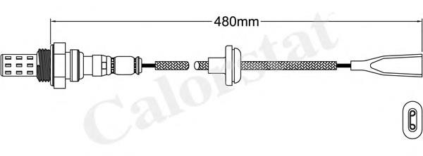 Sonda Lambda Sensor De Oxigeno Para Catalizador 025906265 VAG