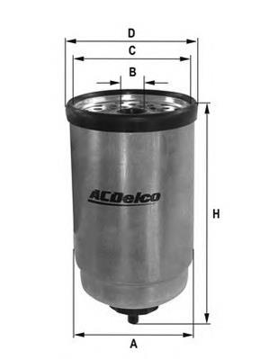 XD9066E AC Delco filtro combustible