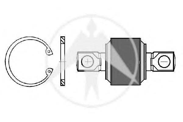 62040 Sidem silentblock de barra panhard, trasero