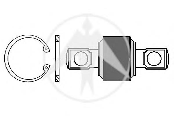 50544 Sidem silentblock de barra panhard, trasero