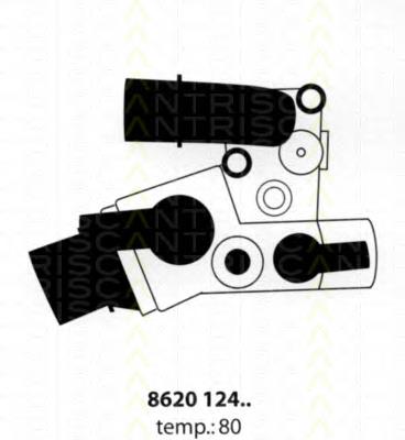 862012480 Triscan termostato, refrigerante