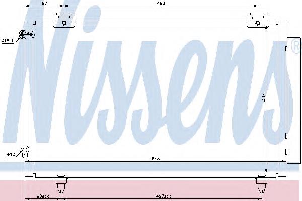 940318 Nissens condensador aire acondicionado