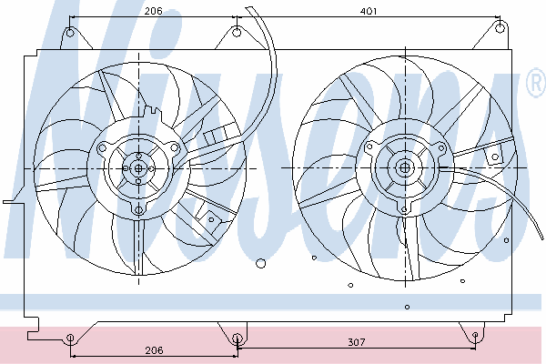  Difusor de radiador, ventilador de refrigeración, condensador del aire acondicionado, completo con motor y rodete para Toyota Avensis LCM