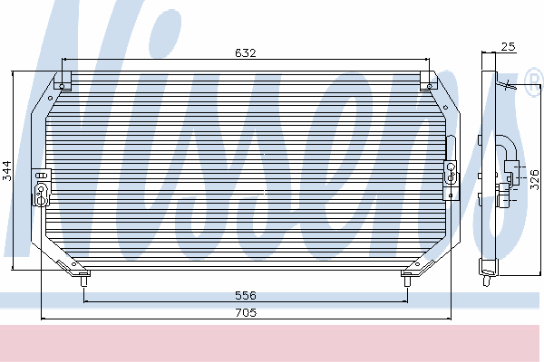 94331 Nissens condensador aire acondicionado