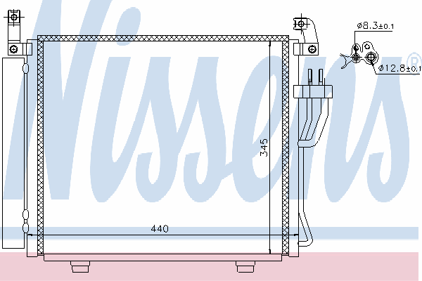 940206 Nissens condensador aire acondicionado