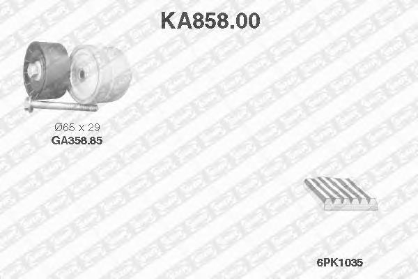 KA85800 SNR correa trapezoidal