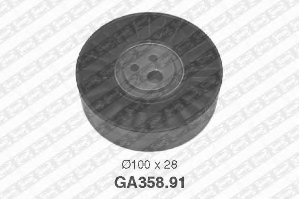 GA358.91 SNR tensor de correa, correa poli v