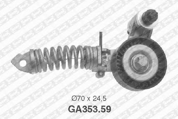 GA353.59 SNR tensor de correa, correa poli v