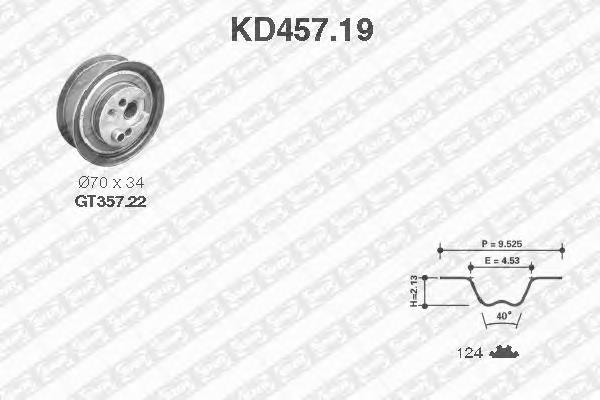 KD45719 SNR kit correa de distribución