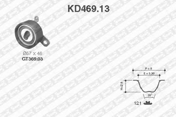 KD469.13 SNR kit correa de distribución