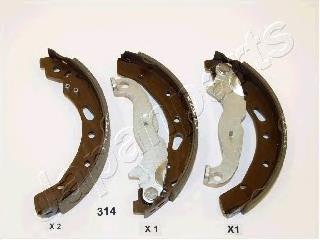 GF-314AF Japan Parts zapatas de frenos de tambor traseras