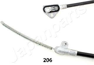 BC-206 Japan Parts cable de freno de mano trasero izquierdo