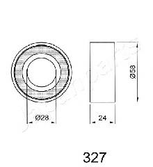 BE-327 Japan Parts rodillo intermedio de correa dentada