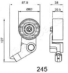 BE245 Japan Parts rodillo, cadena de distribución