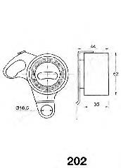 BE202 Japan Parts tensor, correa dentada