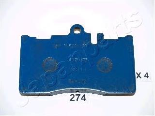 PA-274AF Japan Parts pastillas de freno delanteras