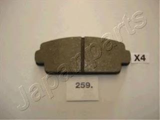 PA259AF Japan Parts pastillas de freno delanteras