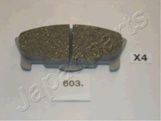 PA603AF Japan Parts pastillas de freno delanteras