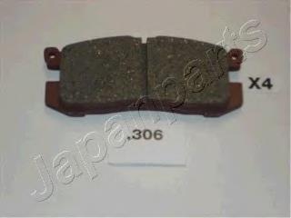 PP306AF Japan Parts pastillas de freno traseras