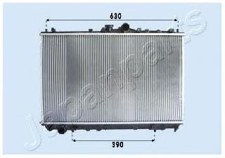 RDA163027 Japan Parts radiador refrigeración del motor