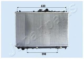 RDA163026 Japan Parts radiador refrigeración del motor